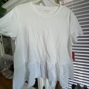 Kate Spade White Blouse; XL